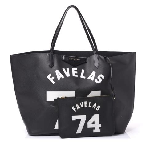 givenchy favelas 74 backpack|GIVENCHY Textured Coated Canvas Favelas Large Antigona .